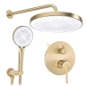 душевая система Rea Grace скрытого монтажа, brushed gold +BOX (REA-P4405)