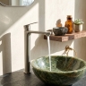 смеситель для умывальника Rea Logan brushed nickel (REA-B6684)