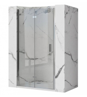 душевая дверь Rea Molier 90x190 безопасное стекло, прозрачное, chrome (REA-K8539)