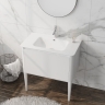 тумбочка с умывальником Lavita Mesa 80 напольная, white (5900378333623)