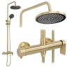 душевая система Rea Hunter brushed gold (REA-P8717)