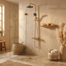душевая система Rea Hunter brushed gold (REA-P8717)