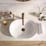 умивальник Rea Cleo 50x35 накладний white глянсовий (REA-U7881)