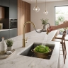 смеситель для кухни Rea Ontario brushed gold (REA-B7575)