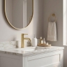 смеситель для умывальника Rea Rivo brushed gold (REA-B6533)