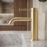 смеситель для умывальника Rea Rivo brushed gold (REA-B6533)