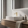 смеситель для умывальника Rea Rivo brushed gold (REA-B6533)
