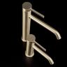 смеситель для умывальника Rea Rivo brushed gold (REA-B6533)