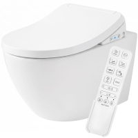 унитаз-биде Rea Carlo Smart Comfort Tornado без ободка, пульт ДУ и феном, сиденьем с обогревом, white (REA-C1287)
