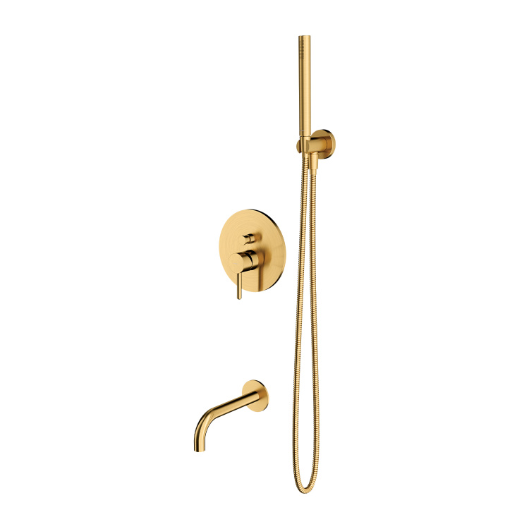 система для ванни прихованого монтажу Omnires Y brushed gold (SYSYW01GLB)