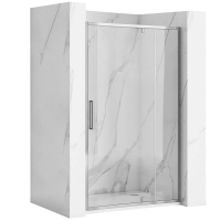 душові двері Rea Rapid Swing 120x195 безпечне скло, прозоре, chrome (REA-K5456)