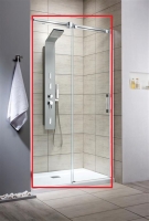 душевые двери Radaway Espera 79,5х200 левые, прозрачное стекло, хром (380795-01L)