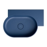 умывальник Omnires Shell M+ 64,5х44,5 угловой, правый, matt midnight blue (OVO645UWPMB)