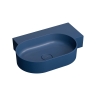 умывальник Omnires Shell M+ 64,5х44,5 угловой, правый, matt midnight blue (OVO645UWPMB)