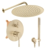 душевая система Rea Venti скрытого монтажа, brushed gold +BOX (REA-P8710)
