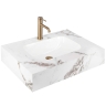умывальник Rea Aresa 70x50 подвесной Cold Jade глянцевый (REA-U9974)