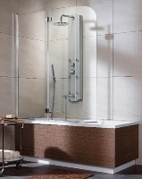 штора для ванной Radaway EOS PN 130 стекло прозрачное (205202-101L)