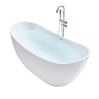 ванна акриловая Rea Ferrano 170x80 + сифон + пробка click/clack (REA-W0106)