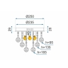 люстра TooLight Crystal (OSW-00550)