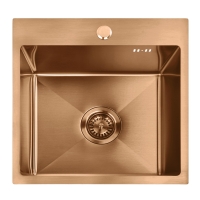 кухонна мийка Rea Leo 40x45 brush copper (ZLE-06016)
