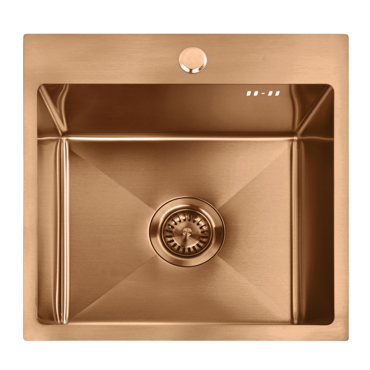 кухонна мийка Rea Leo 40x45 brush copper (ZLE-06016)
