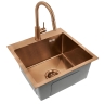 кухонна мийка Rea Leo 40x45 brush copper (ZLE-06016)