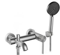 змішувач для ванни Rea Foster з виливом, brushed nikiel (REA-B6326)