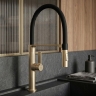 смеситель для кухни Rea Lago brushed gold (REA-B9336)