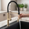 смеситель для кухни Rea Lago brushed gold (REA-B9336)
