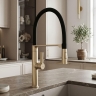 смеситель для кухни Rea Lago brushed gold (REA-B9336)
