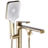 смеситель для ванны Rea Hass отдельностоящий, gold brush (REA-B6404)