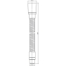 душевой шланг Omnires copper 180 cm (062MCP)