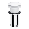 донний клапан Omnires click-clack white matt (A716BM)