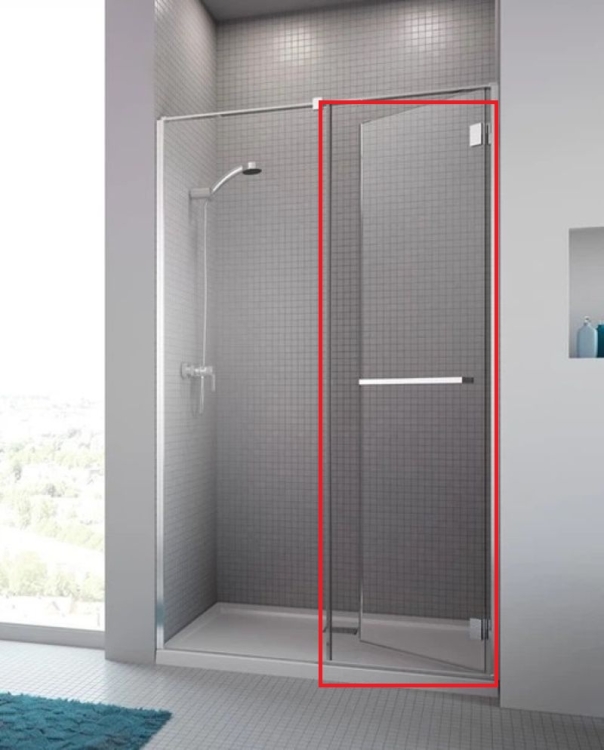 душевые двери Radaway Carena DWJ 120х195 левые, прозрачное стекло, хром (134332-01-01NL)