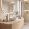 змішувач для умивальника Rea Grace high brushed nickel (REA-B8943)