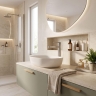 змішувач для умивальника Rea Grace high brushed nickel (REA-B8943)