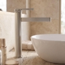 змішувач для умивальника Rea Grace high brushed nickel (REA-B8943)