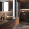 змішувач для умивальника Rea Grace high brushed nickel (REA-B8943)