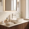 змішувач для умивальника Rea Grace high brushed nickel (REA-B8943)