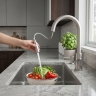 змішувач для кухні Rea Ontario brushed nickel (REA-B7573)