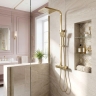 душевая система Rea Atrium brushed gold (REA-P8922)