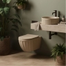 умывальник Rea Duo 38x38 Caffe Latte matt (REA-U3603)