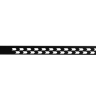 декоративная планка Rea 100 черная, левая (REA-K3208)