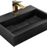 умивальник Rea Goya 37x50 black mat (REA-U8778)