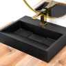 умивальник Rea Goya 37x50 black mat (REA-U8778)