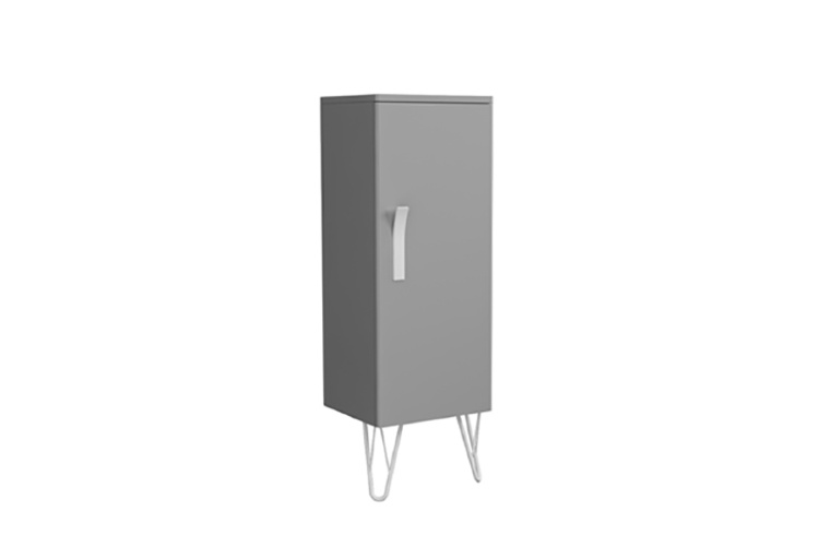 шкафчик Isvea Supra 40x105,8x37,7 left, light grey (27SP3108440I)