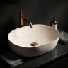 умивальник Rea Amelia 48x34,5 накладний Travertine матовий (REA-U4210)