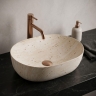 умивальник Rea Amelia 48x34,5 накладний Travertine матовий (REA-U4210)