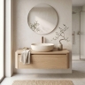 умивальник Rea Amelia 48x34,5 накладний Travertine матовий (REA-U4210)