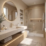 смеситель для умывальника Rea Venti Low brushed gold (REA-B9785)